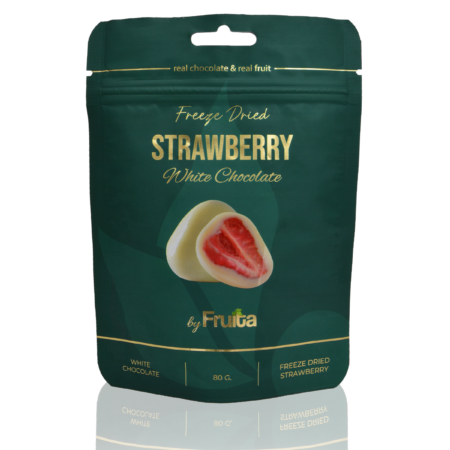White Chocolate Coated Strawberry